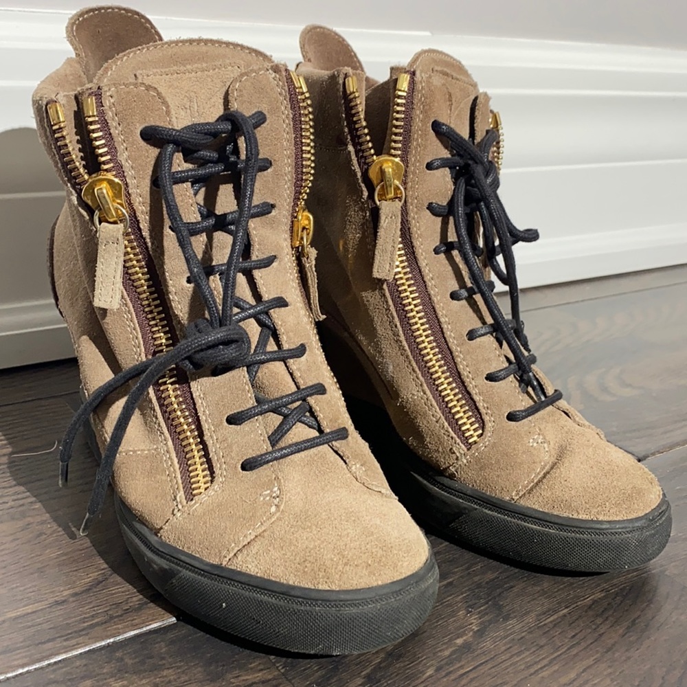 GIUSEPPE ZANOTTI Wedge Sneakers Size 38 US 8
